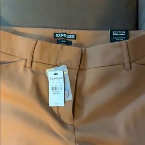 Express Editor Barely Boot Dress Pants 10 Long